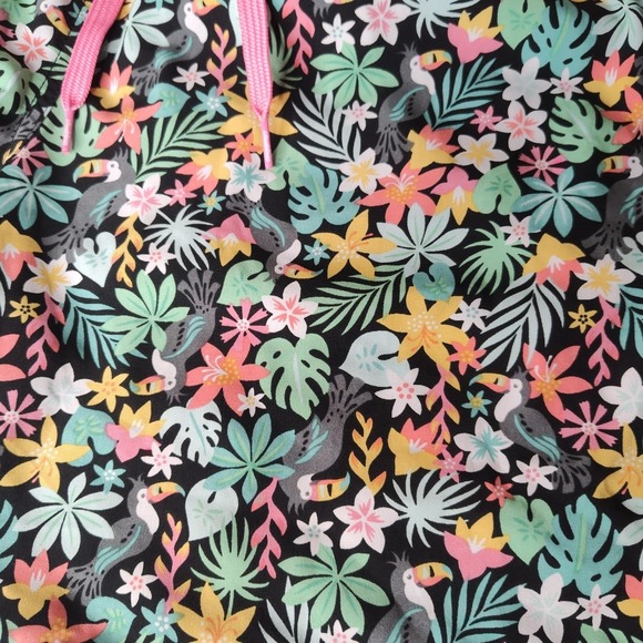 Chubbies Bloomerang 7" Inseam Swim Trunks Men's S Black Floral Mesh Lined Shorts - Picture 2 of 5